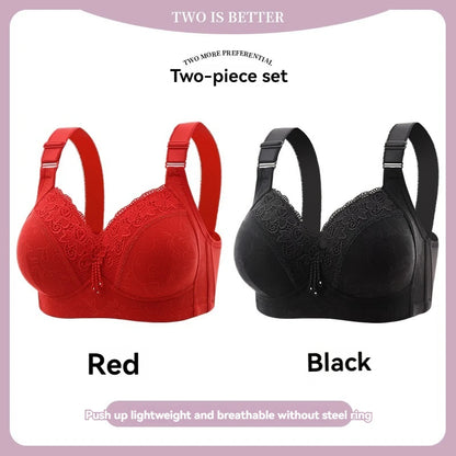 Womens Lace Bras Ultra-Thin Perspective Bralette Deep V Bra