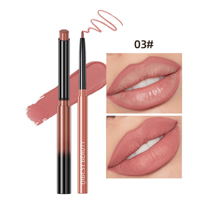 2025 New Matte Nude Lipstick Pen Long Lasting Lipliner Lip Pencil Waterproof Lip Liner Contour Sexy Red Lip