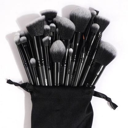 MAANGE 30pcs Professional Makeup Brush Set Foundation Concealers Eye Shadows Powder with Bag